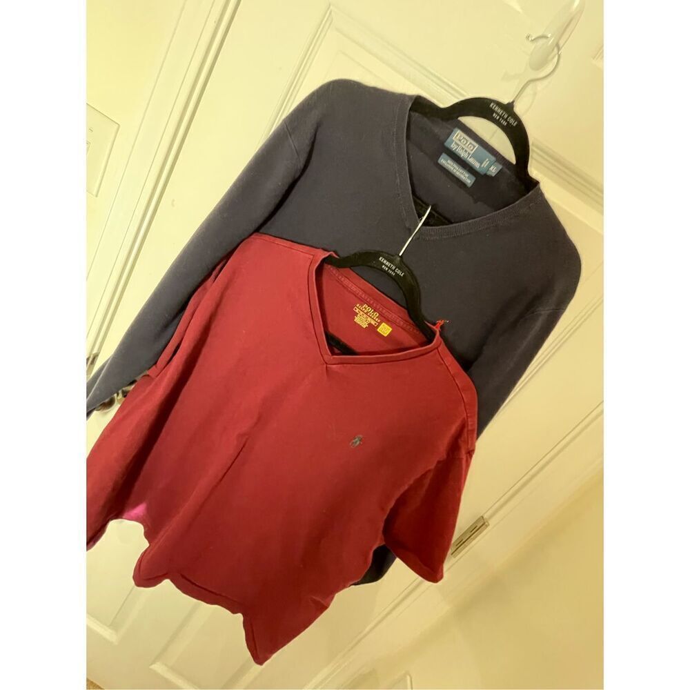 Polo Ralph Lauren men’s bundle lot tshirt and sweater